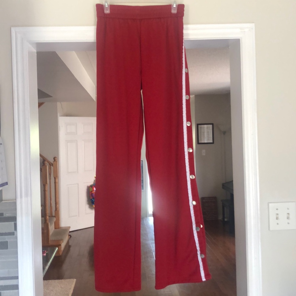 Red Tearaway Pants